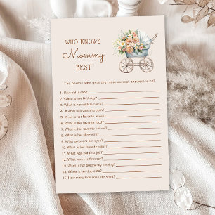 Vintag Baby Carriage Wer Mommy best Game kennt