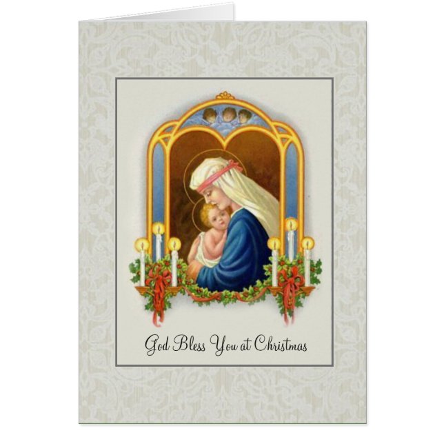 Vintag Baby Jesus Weihnachtskerzen (Vorne)