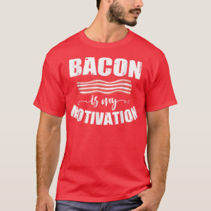 Vintag Bacon ist meine Motivation ketogener Ernähr T-Shirt