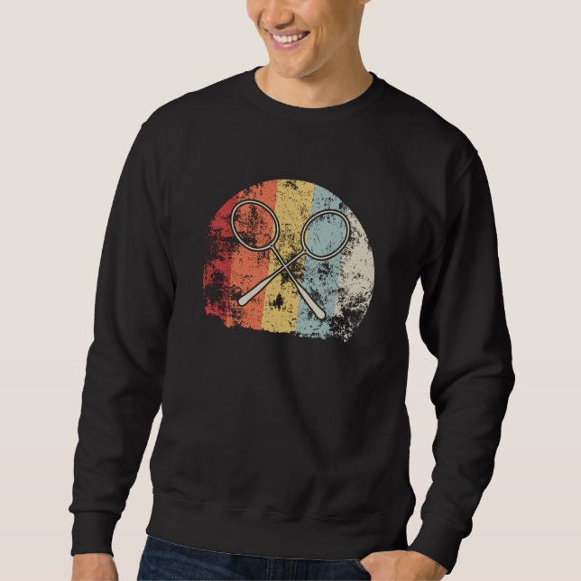 Vintag Badminton Sweatshirt (Vorderseite)