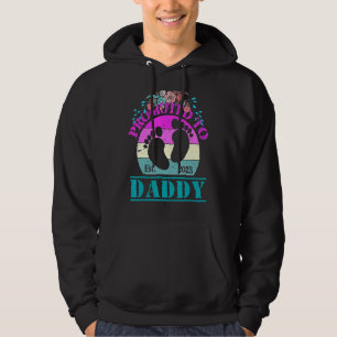 Vintag bald Papa 2023 erste Junge Mutter Hoodie