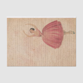 Vintag Ballet Dancer Seidenpapier