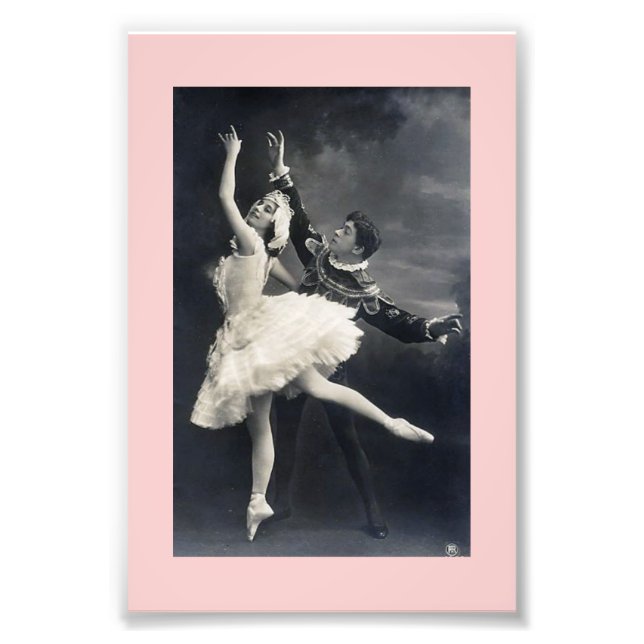 Vintag Ballet Dancers Fotodruck (Vorne)