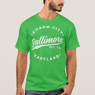 Vintag Baltimore Charm City Maryland USA T-Shirt