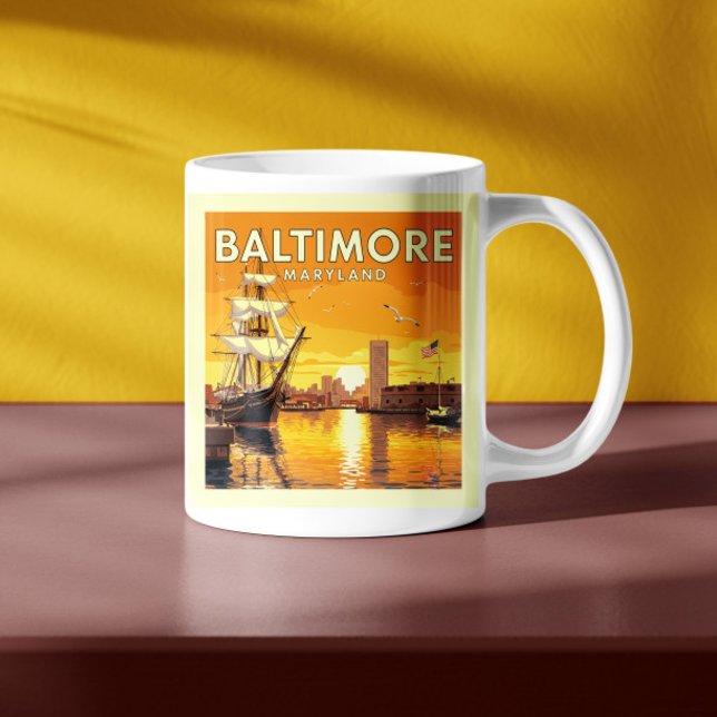 Vintag Baltimore Maryland Kaffeetasse (Von Creator hochgeladen)
