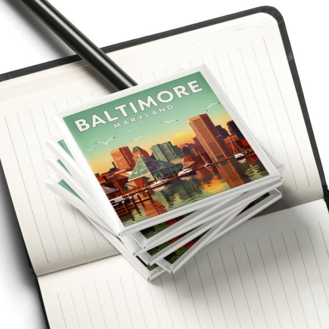 Vintag Baltimore Maryland Magnet (Von Creator hochgeladen)
