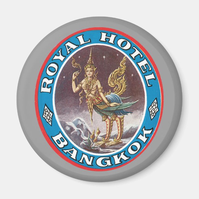 Vintag Bangkok Thailand Magnet (Vorne)