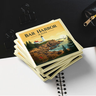 Vintag Bar Harbor Maine Magnet