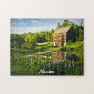 Vintag Barn Spring Adirondacks, N.Y. Foto Puzzle
