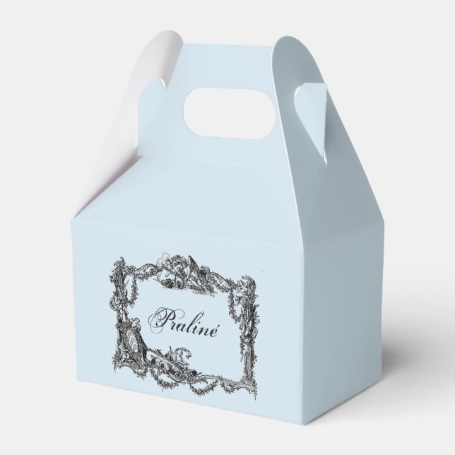 Vintag - Barock - Shabby Chic - Pralinen Geschenkschachtel (Vorderseite)