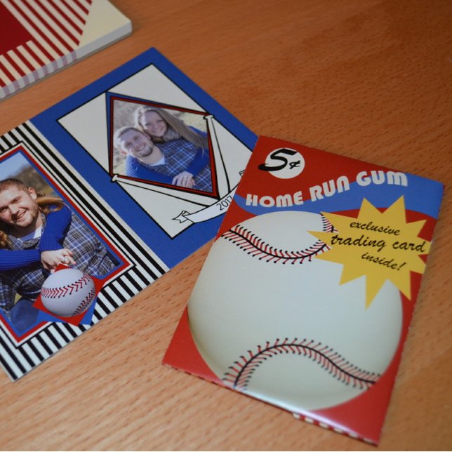 Vintag Baseball Card Bubblegum Wrapper Notizblock (Von Creator hochgeladen)