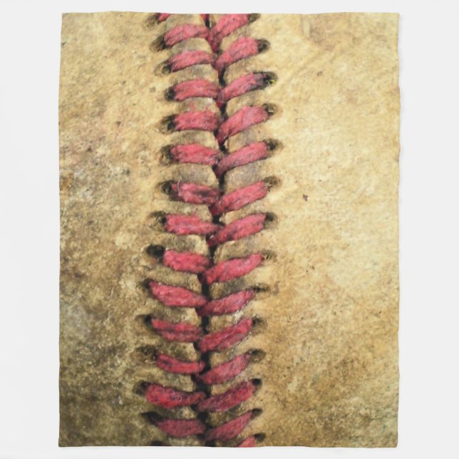 Vintag Baseball Fleecedecke (Vorderseite)