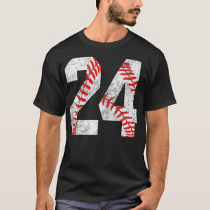 Vintag Baseball Mama 24 Jersey Baseball Favorit P T-Shirt