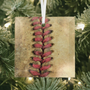 Vintag Baseball Ornament Aus Glas