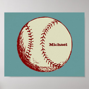 Vintag Baseball Poster