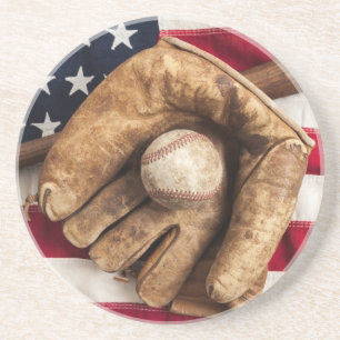 Vintag Baseball Sandstein Untersetzer