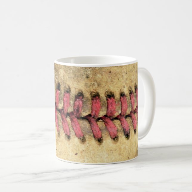 Vintag Baseball Tasse (VorderseiteRechts)