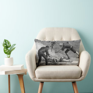 Vintag Baseball von Thure De Thulstrup, 1885 Lendenkissen