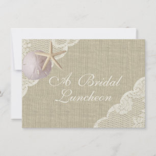 Vintag Beach Luncheon Einladung
