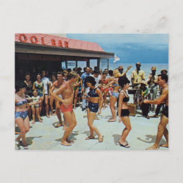 Vintag Beach Party Postkarte
