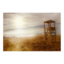 Vintag Beach Poster