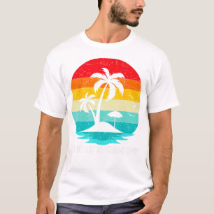 Vintag Beach Sunset Sommerferien Turks Caicos T-Shirt