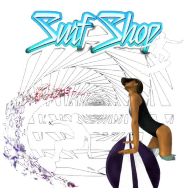 Vintag Beach Surfshop Tank Top (Von Creator hochgeladen)