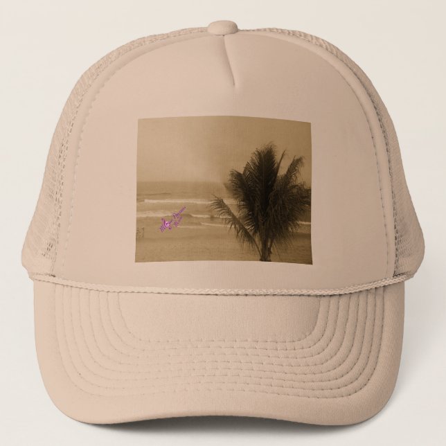 Vintag Beach Trucker Hat Truckerkappe (Vorderseite)