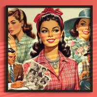 Vintag Beauty Fashion Girls