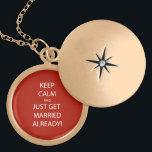 Vintag BEHALTEN CALM VERHEIRATET Vergoldete Kette<br><div class="desc">Vintag BEHALT CALM VERHEIRATET schon!</div>