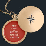 Vintag BEHALTEN CALM VERHEIRATET Vergoldete Kette<br><div class="desc">Vintag BEHALT CALM VERHEIRATET schon!</div>