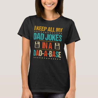 Vintag Behielt ich alle meine Vater-Witze in einem T-Shirt