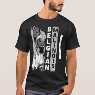 Vintag belgische Malinois T design Dog Lovers Gesc T-Shirt