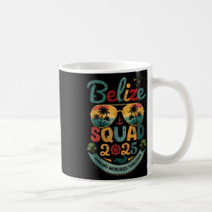 Vintag Belize Squad 2025 Tropical Beach Vacation Kaffeetasse