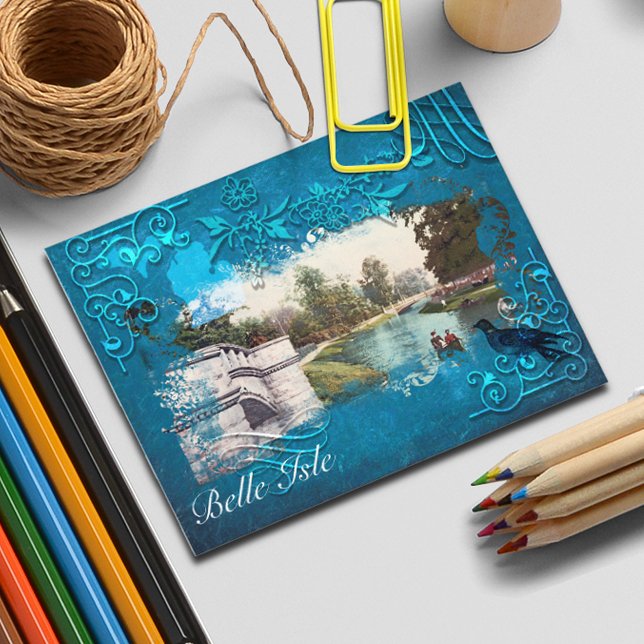 Vintag Belle Isle Postkarte (Von Creator hochgeladen)