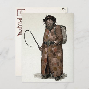 Vintag Belsnickel-Postkarte Postkarte