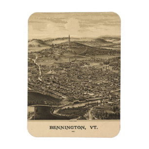 Vintag Bennington, Vermont Magnet