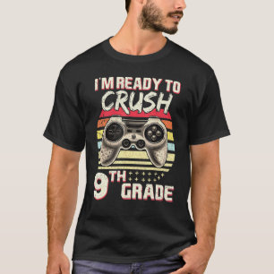 Vintag, bereit zum Absturz des 9. T-Shirt