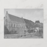 Vintag Bergen Haakonshallen Postcard