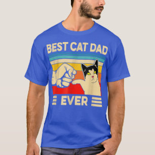 Vintag Best Cat Vater Ever Funny Cat Daddy Pater D T-Shirt