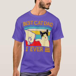 Vintag Best Cat Vater Ever Shirt Funny Cat Daddy F