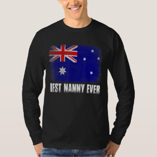 Vintag Best Ganny Ever Women Retro Australien Flag T-Shirt