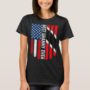 Vintag Best Granny je American Trinidad und Tob T-Shirt