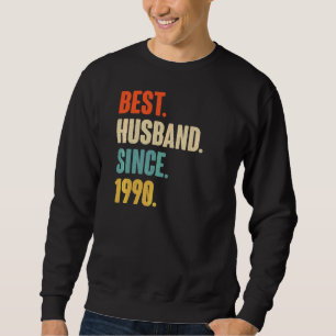 Vintag Best Husband seit 1990 32. Wedding Anive Sweatshirt
