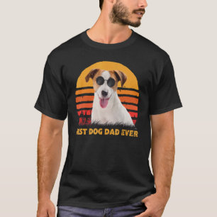 Vintag Best Jack Russell Terrier Dog Vater Welpe F T-Shirt
