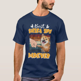 Vintag Best Shiba Inu Vater Ever Dog Vater T-Shirt