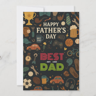 Vintag Best Vater Est 1999 Vatertag Geschenkkarten Einladung