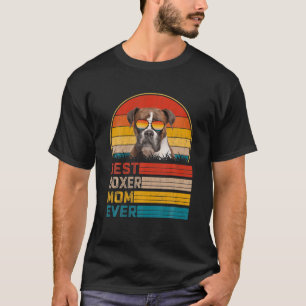 Vintag beste Boxer-Mama je Muttertag T-Shirt