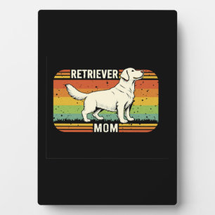 Vintag Beste Golden Retriever Mama Hunde Mama Fotoplatte