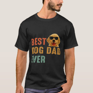 Vintag - Bester Golden Retriever Hund Vater je Wel T-Shirt